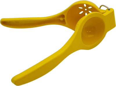 Exprimidor limón aluminio fundido amarillo