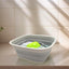 Bañera plegable plástico 7.7L para platos gris