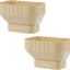 Adaptador bajante 3x4 a 2x3 crema 2uds