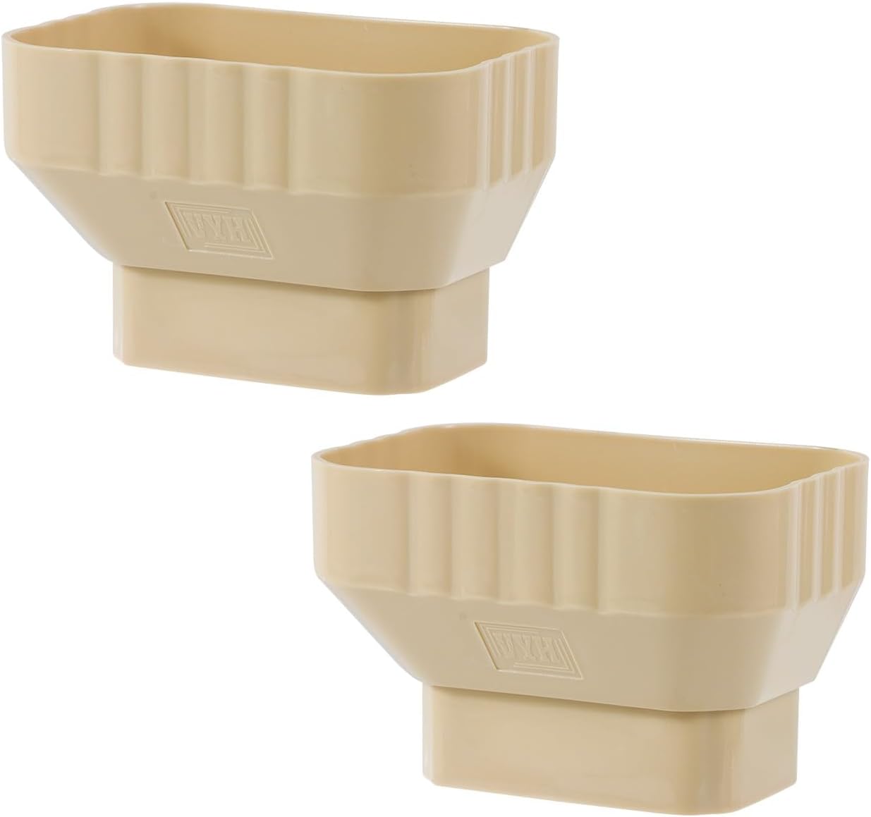 Adaptador bajante 3x4 a 2x3 crema 2uds