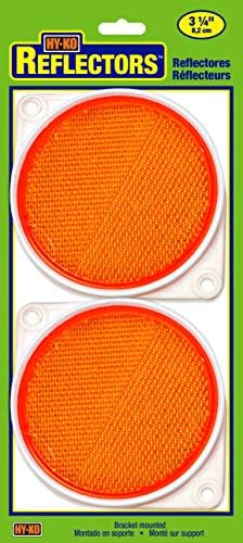 Reflector Amber 2 Pzas 3.25pulgada CDRF-3A