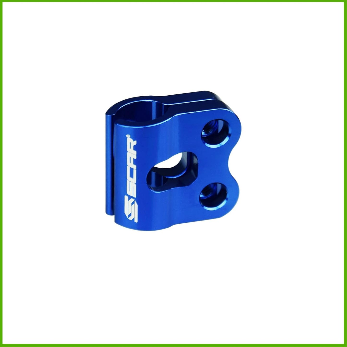 Abrazadera freno comp KX KXF KLX26 RM RMZ DRZ 04-26 azul