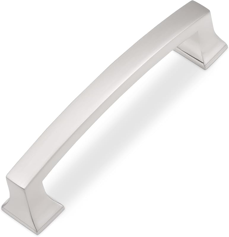 2 Manijas Gabinete Níquel Satinado 3.75" para Cocina