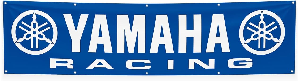 Bandera Yamaha 2x8ft para ATV/ATC duradera