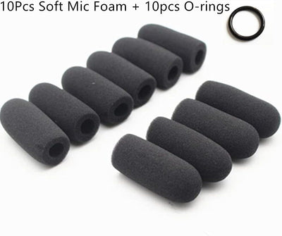 10 Fundas Espuma Micrófono David Clark M-4/M-7