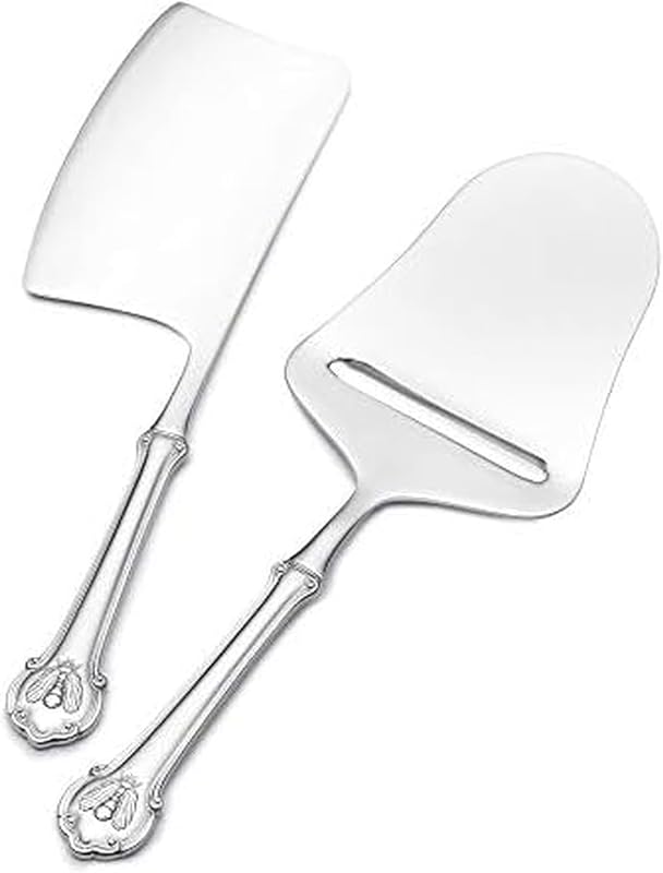 Set 2 Pzas Quesos Acero Inox 18/10 Plateado