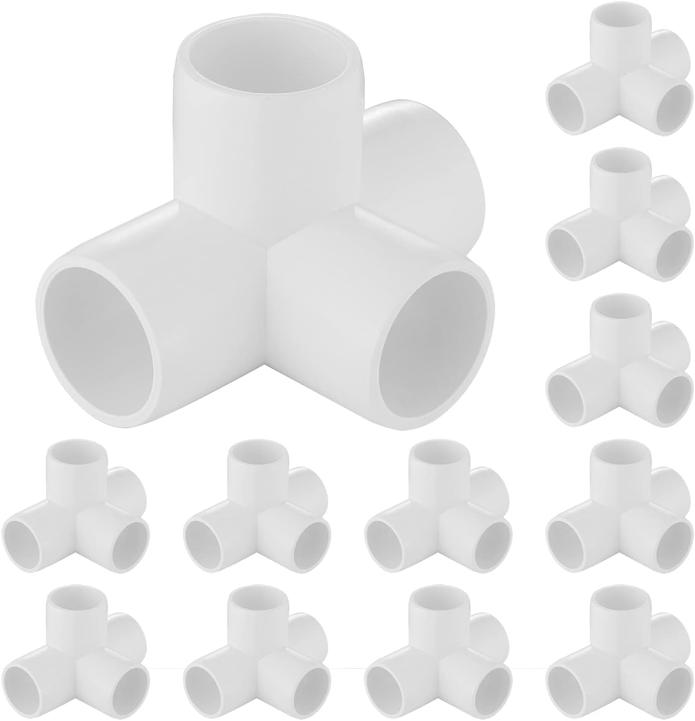 Conector PVC en T 3/4pulg salida lateral 90grados