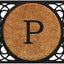 Felpudo Armada Circle 22x36" con letra P