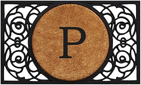 Felpudo Armada Circle 22x36" con letra P