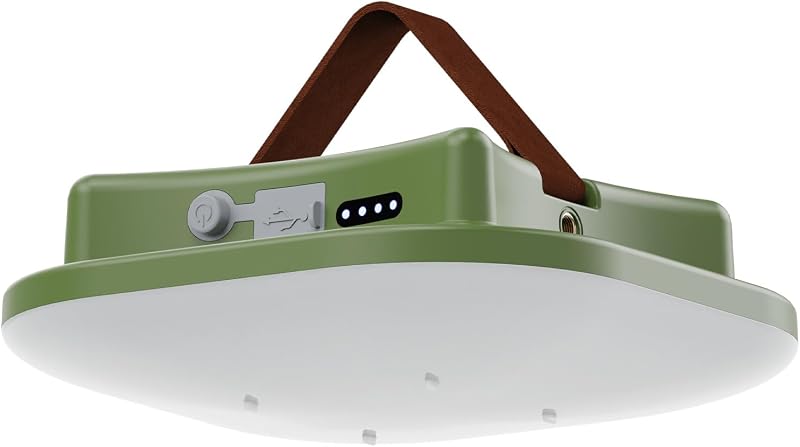 Luz recargable campamento 4000lm 60h IP65 con base magnética