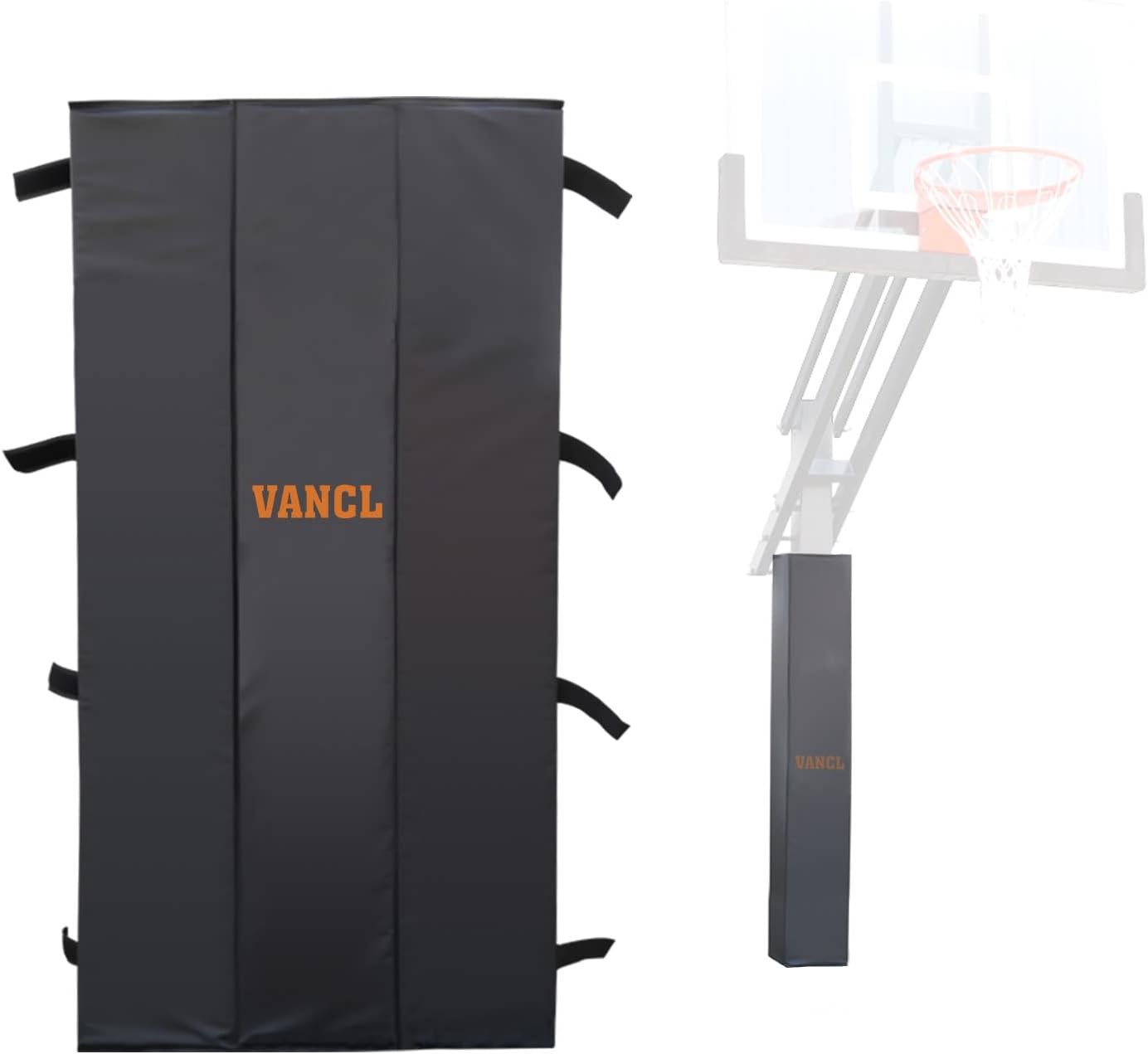 Protectores poste baloncesto 6x6 pulg resistentes agua UV
