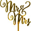 Decoración acrílico para tartas Mr & Mrs boda aniversario