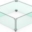 Protector viento vidrio hoguera 18x18x6pulg resistente fuego