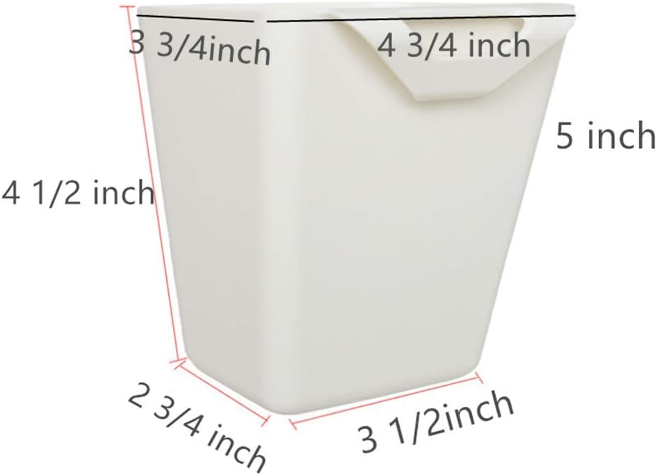 4 Pzas Portavasos colgantes para carrito y estante 4.75x4"