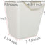 4 Pzas Portavasos Colgantes Cesta 4.75x4pulg