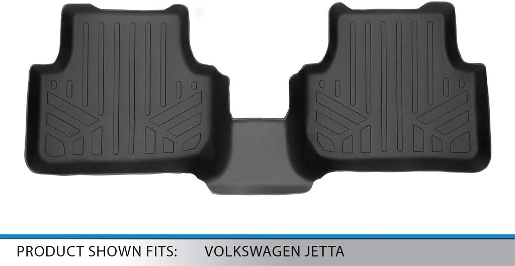 Alfombrilla piso VW Jetta 19-21 segunda fila negro