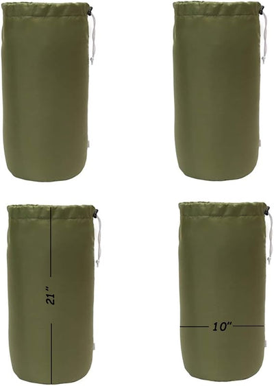 Bolsa saco resistente al agua con cordón 4 pzas