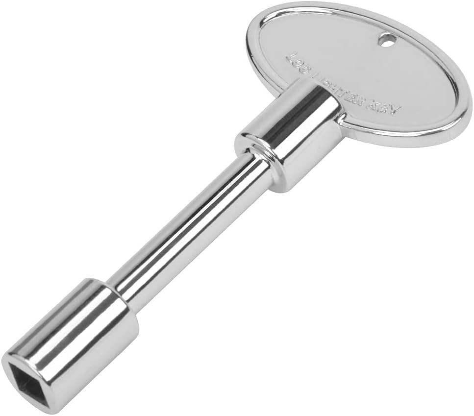 Llave universal válvula gas 1/4 y 5/16 pulg cromo 3pulg