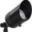 Foco exterior latón 12V negro para jardín y casa