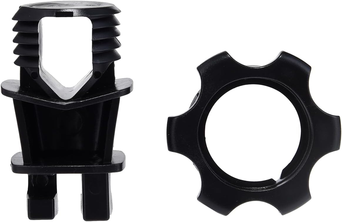 Aisladores alambre cerca clips poste negro 50