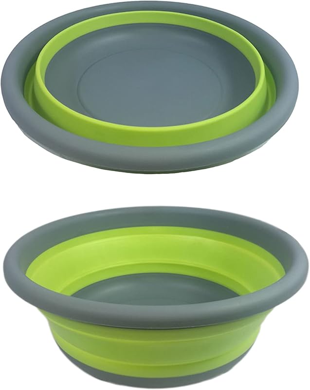 Lavabo plegable 5L para camping marina y remolques verde