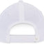 Gorro con imán mujer blanco/rojo ciruela