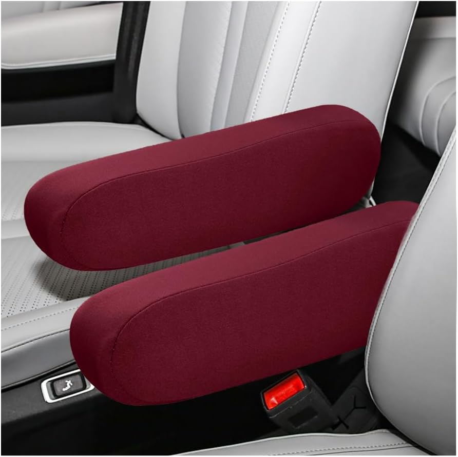 2 Pzas fundas reposabrazos asiento delantero tela elástica
