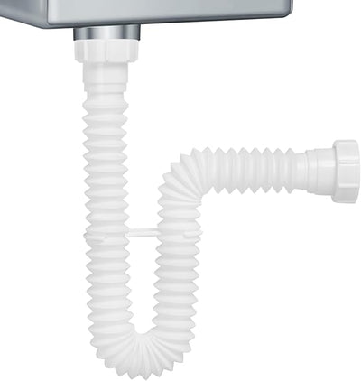 Kit tubería drenaje 1-1/2pulg trampa P flexible 10-29pulg