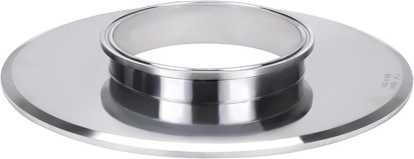 Reductor concéntrico tri clamp acero inox 304 12x6pulg