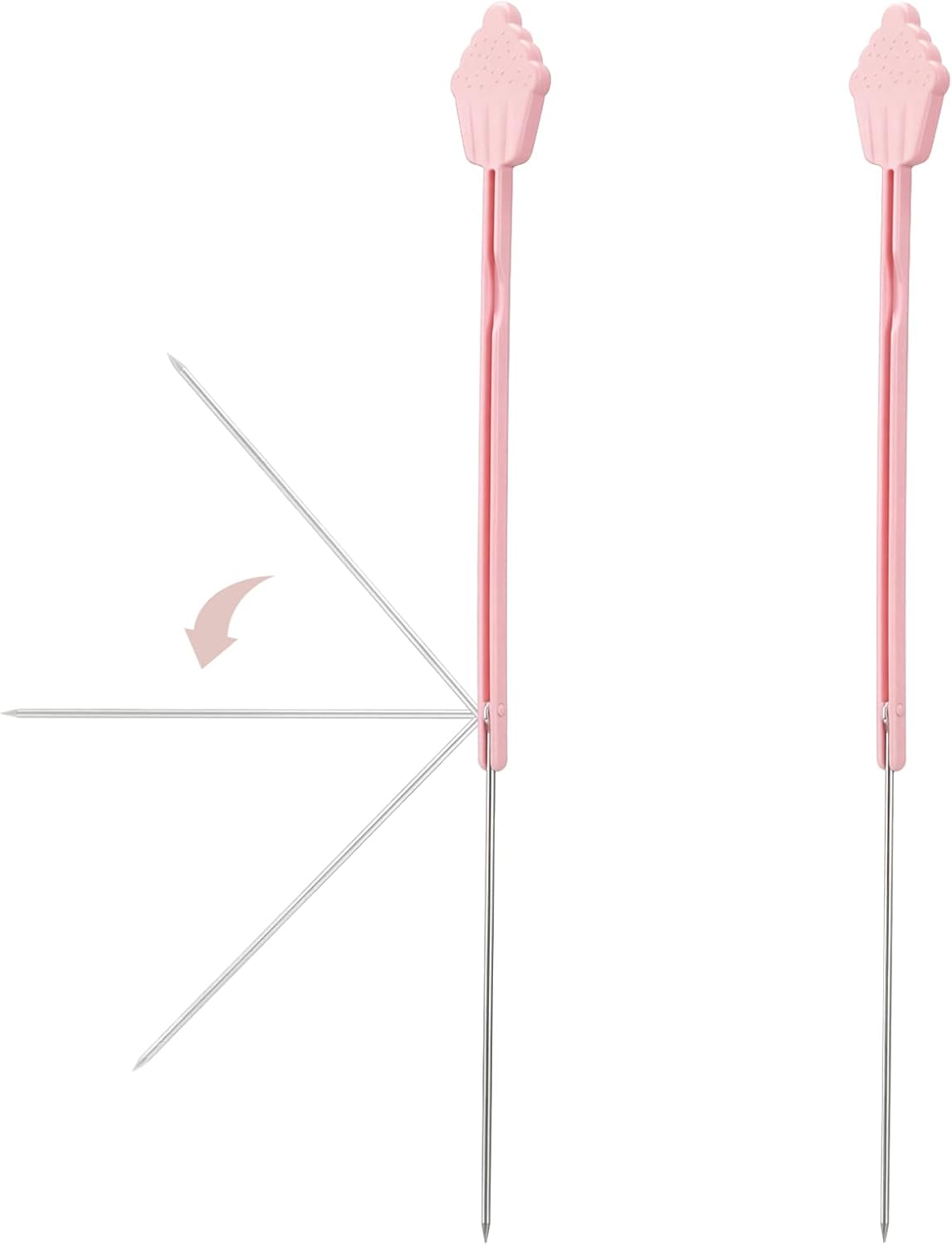 Probador plegable acero inox para hornear pan y muffins