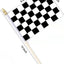 Banderas cuadros para autos carreras 4x6pulg 12uds