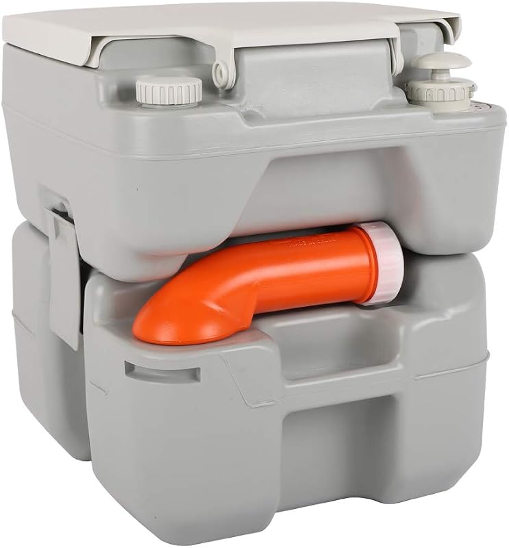 Inodoro portátil 5.3gal para acampar con bolsa transporte
