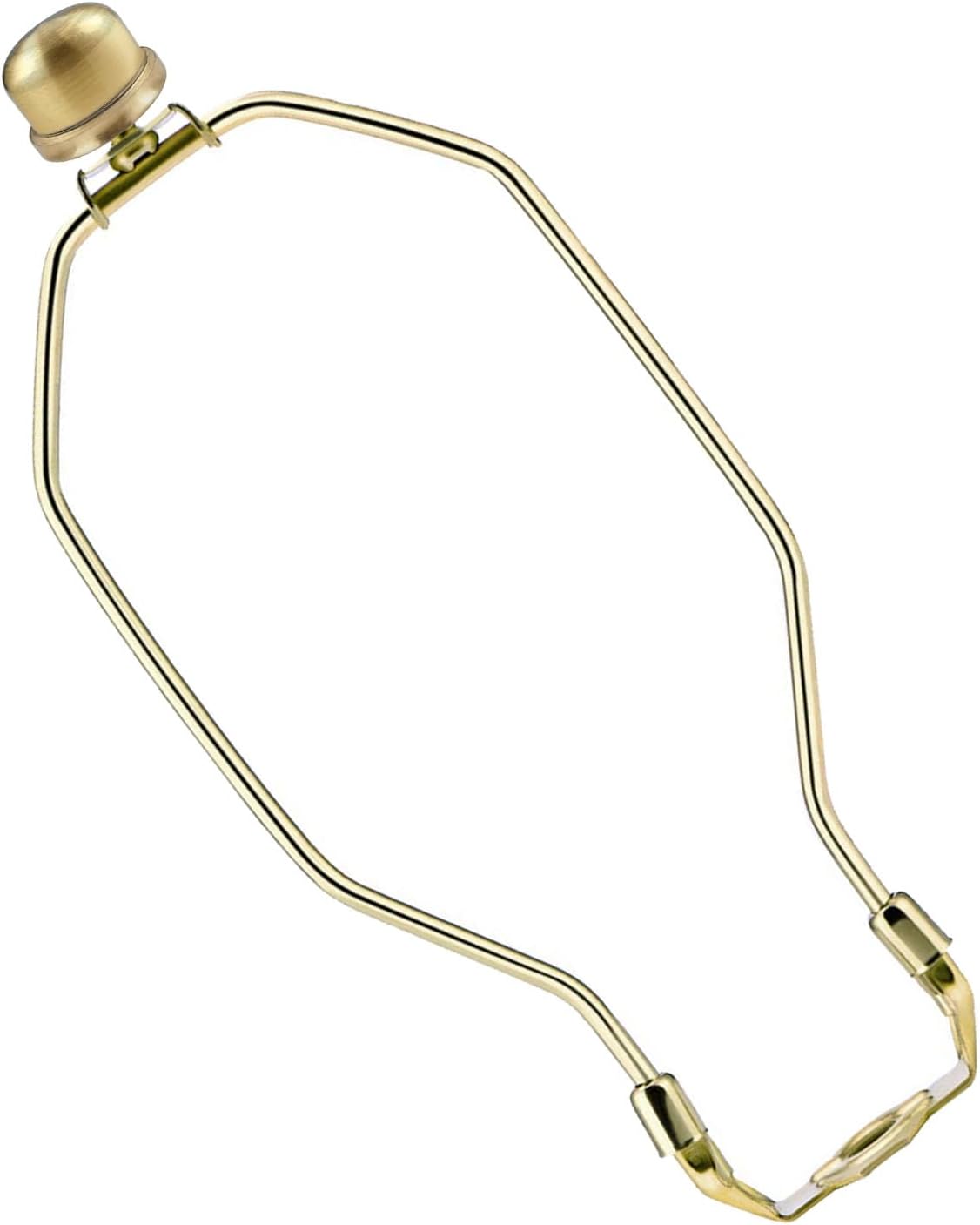 5 Tapas Metal Sólido Lámpara Arpa 1/2" Dorado