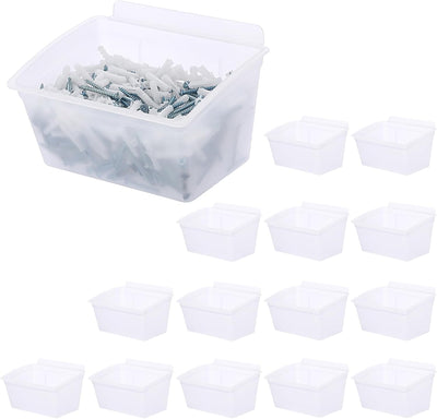 15 Cubos Organiz. Pared Listones Plástico Garaje
