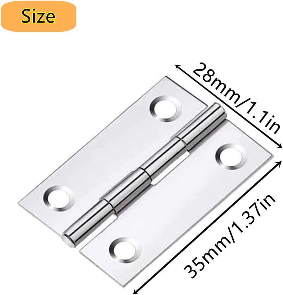 Armario plegable acero inox bisagras 1.5pulg 10uds