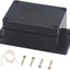 Caja conexiones plástico ABS IP65 universal negro