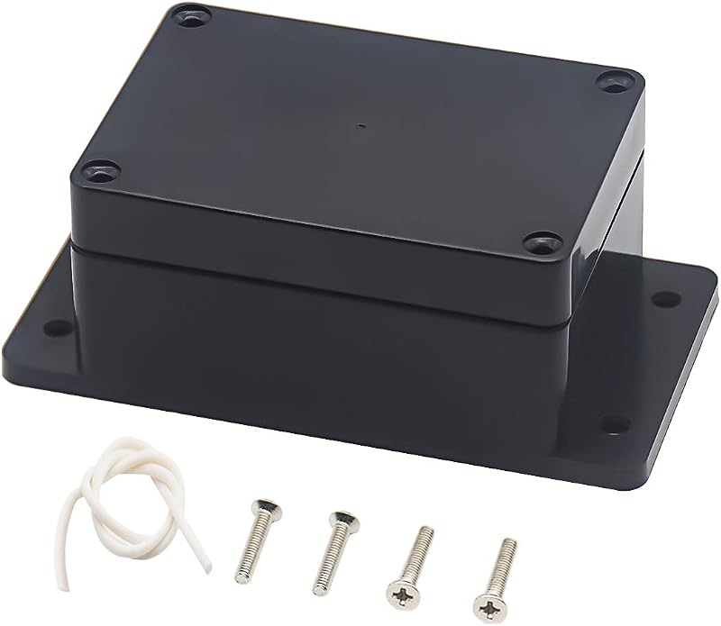 Caja conexiones plástico ABS IP65 universal negro