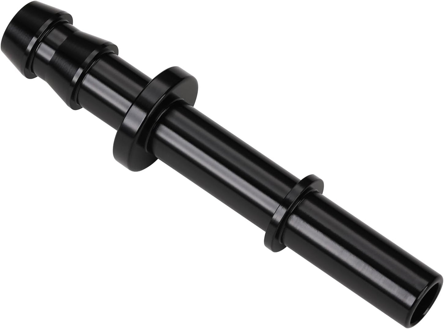 Adaptador manguera púas 5/16 SAE aluminio negro