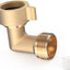Adaptador codo manguera agua RV 90 grados