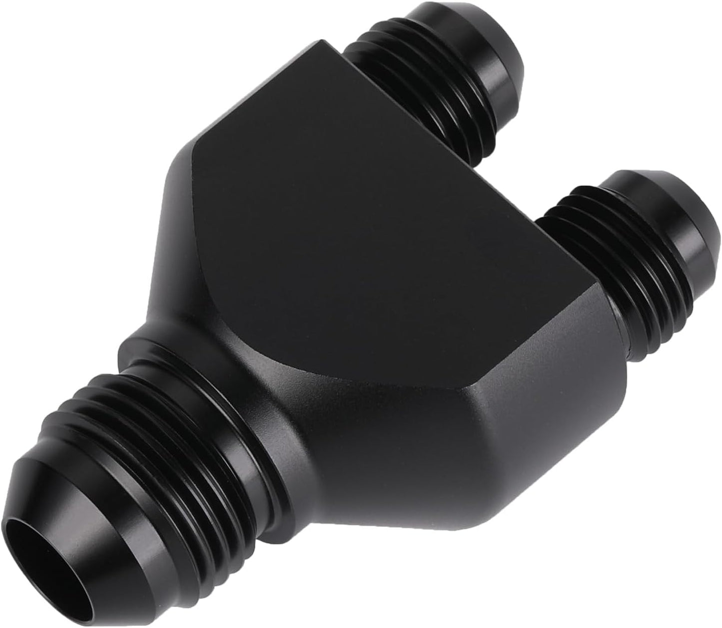 Adaptador macho Y 8AN 6AN aluminio negro