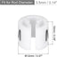 Marcador colgar ropa tamaño M 0.138" blanco set 100