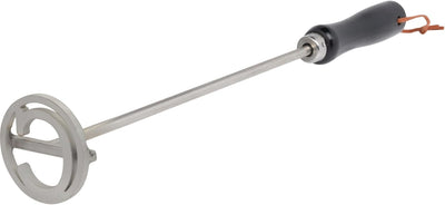 Marca hierro acero inox para madera cuero y parrilla
