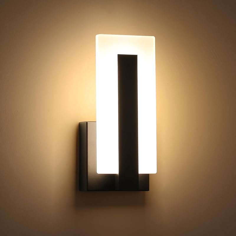 Apliques pared LED acrílico ajuste brillo 10-100% blanco