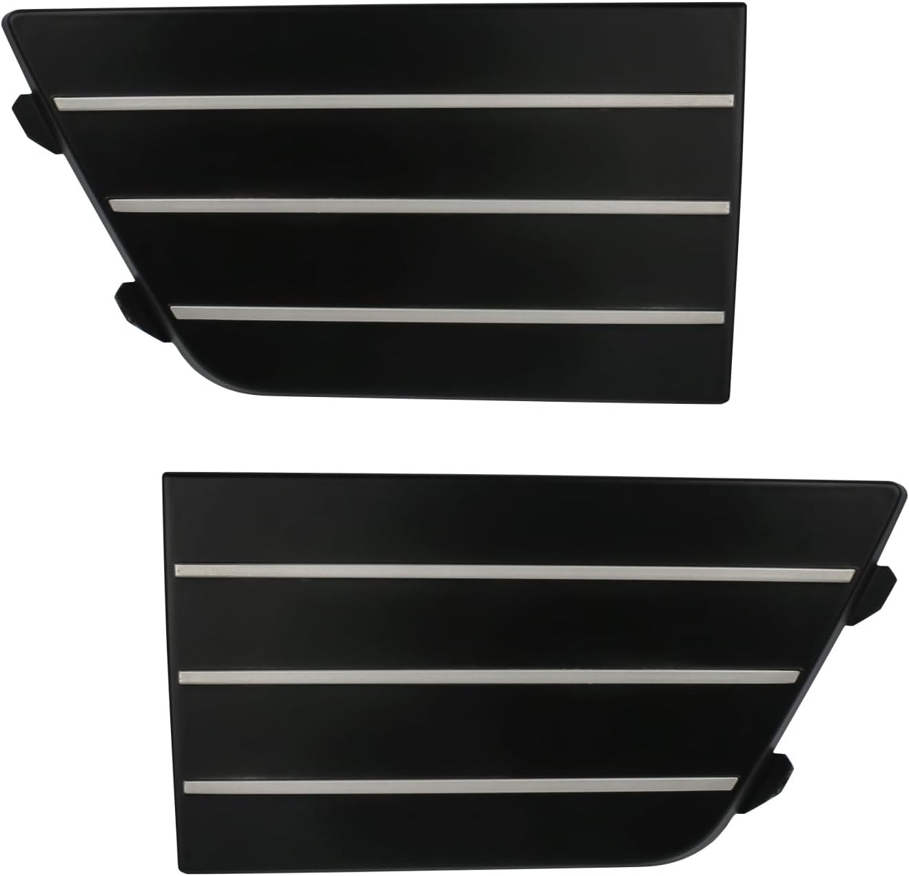 Cubierta rejilla parachoques Lincoln MKS 09-12 1 par negro