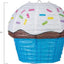 Faroles papel cupcakes 12pulg 6uds