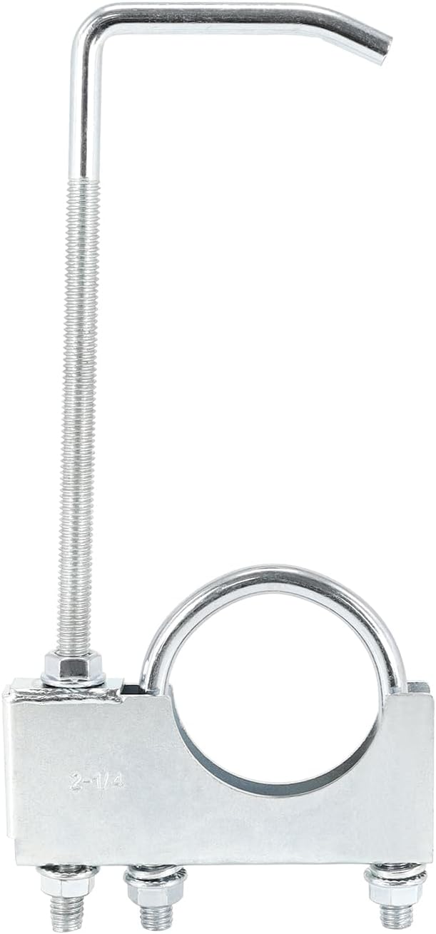 Abrazadera escape con colgador 2.25" suspensión