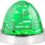 Luz de giro 18 LED acero inox color verde claro