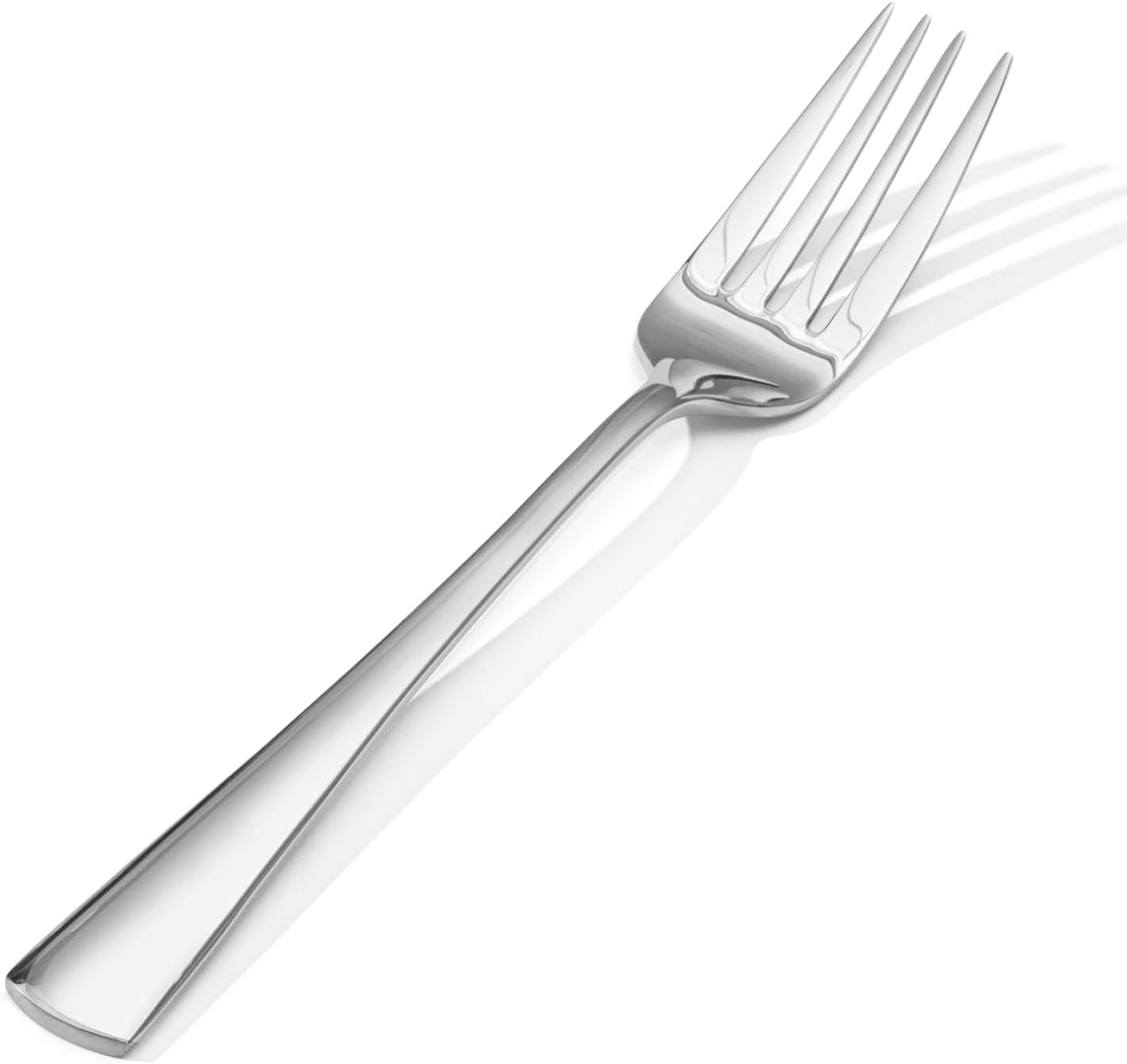 Set 4 tenedores acero inox 18/10 plateado para hogar cocina bodas