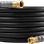 Manguera jardín 25ft 5/8pulg 300PSI goma híbrida negro