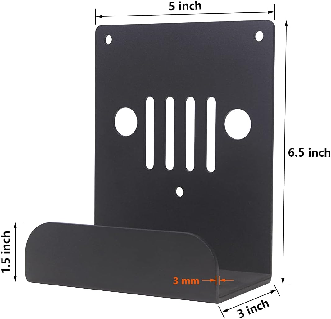 Perchas pared Jeep 2 Pzas soporte puerta goma comp JK JL